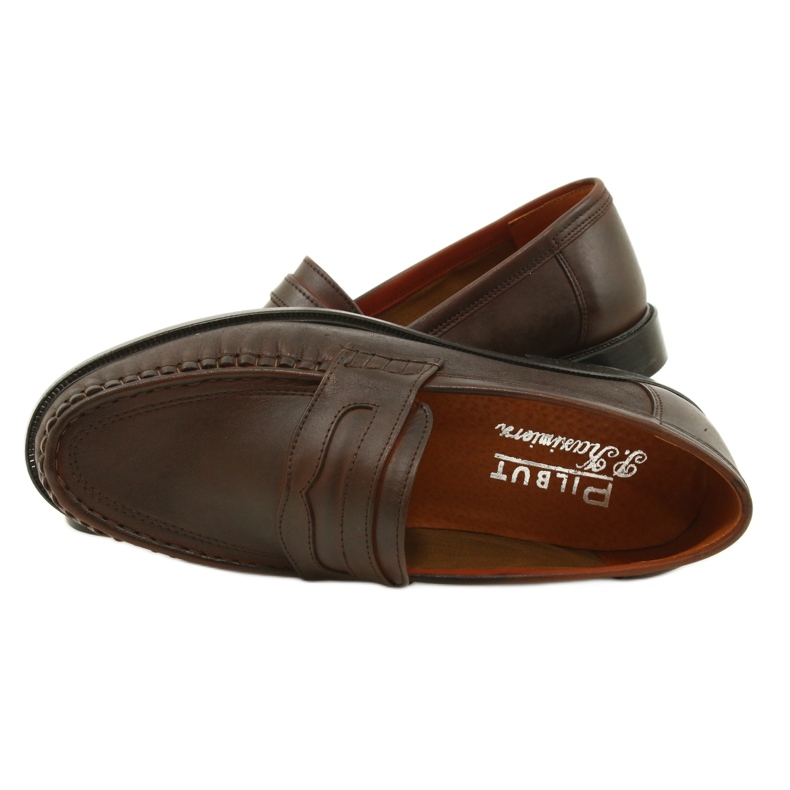 Pilbut Mocassins en cuir Morello marron brun 5 Pilbut Mocassins en cuir Morello marron brun 5