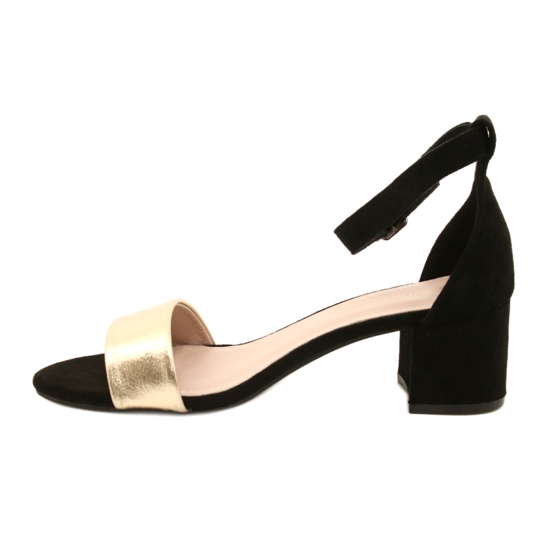Sandales On A Bar Noir et Doré Evento 20SD98-1618 1