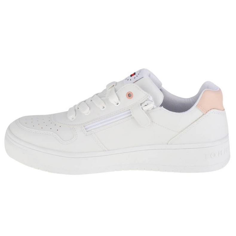 Tommy Hilfiger Baskets basses à lacets T3A4-32143-1351X134 blanche 1 Tommy Hilfiger Baskets basses à lacets T3A4-32143-1351X134 blanche 1