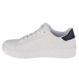 Baskets basses à lacets Tommy Hilfiger W T3B4-32222-1355X336 blanche 1