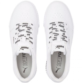 Puma Carina Logomania Femme 383906 01 blanc 1
