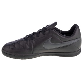 Chaussure Nike Majestry Ic Jr AQ7895-001 blanche le noir 1