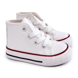 Baskets Montantes Enfant Blanc Marney blanche 2