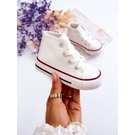 Baskets Montantes Enfant Blanc Marney blanche 1