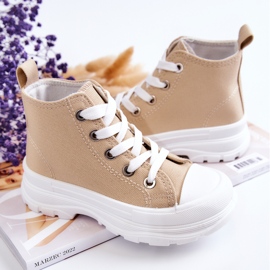 FR1 Baskets Montantes Enfant Beige Freeze 2