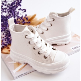 FR1 Baskets Montantes Enfant Blanc Freeze blanche 2 FR1 Baskets Montantes Enfant Blanc Freeze blanche 2