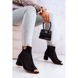 Bottes en Cuir Ajouré Maciejka 05420-43 Noir le noir 3