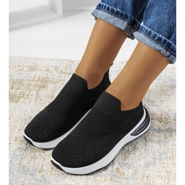 Baskets de sport noires à enfiler Winston le noir 2