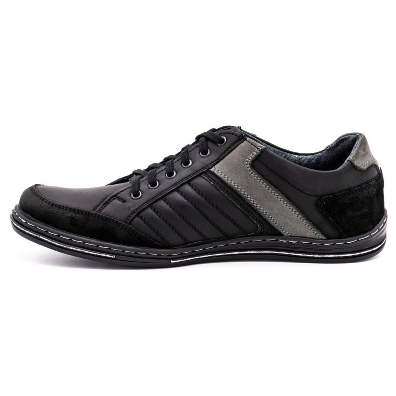 Chaussures cuir homme Olivier 236GT noir le noir 1