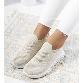 Baskets de sport beiges Alexandrin 1 Baskets de sport beiges Alexandrin 1