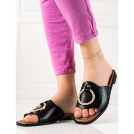 W. Potocki Chaussons gaufrés Potocki le noir 2