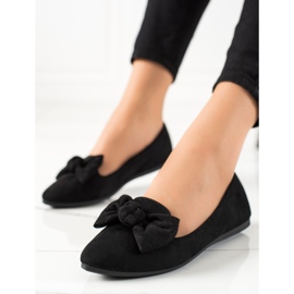 W. Potocki Ballerines à nœud Potocki noir 1