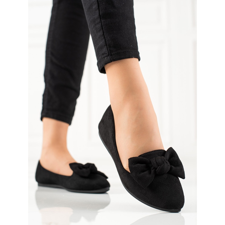 W. Potocki Ballerines à nœud Potocki noir 2