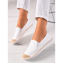 TRENDI Espadrilles blanches décontractées 3