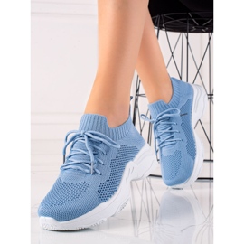 Renda Baskets à lacets bleues 2