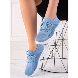 Renda Baskets à lacets bleues 1