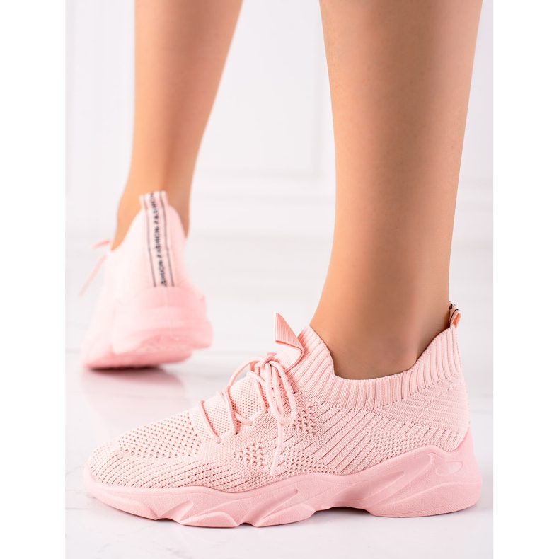 Sweet Shoes Chaussures de sport roses 1