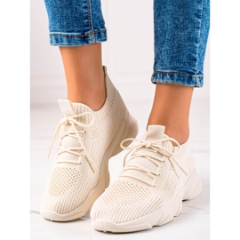 Sweet Shoes Chaussures de sport beiges 2