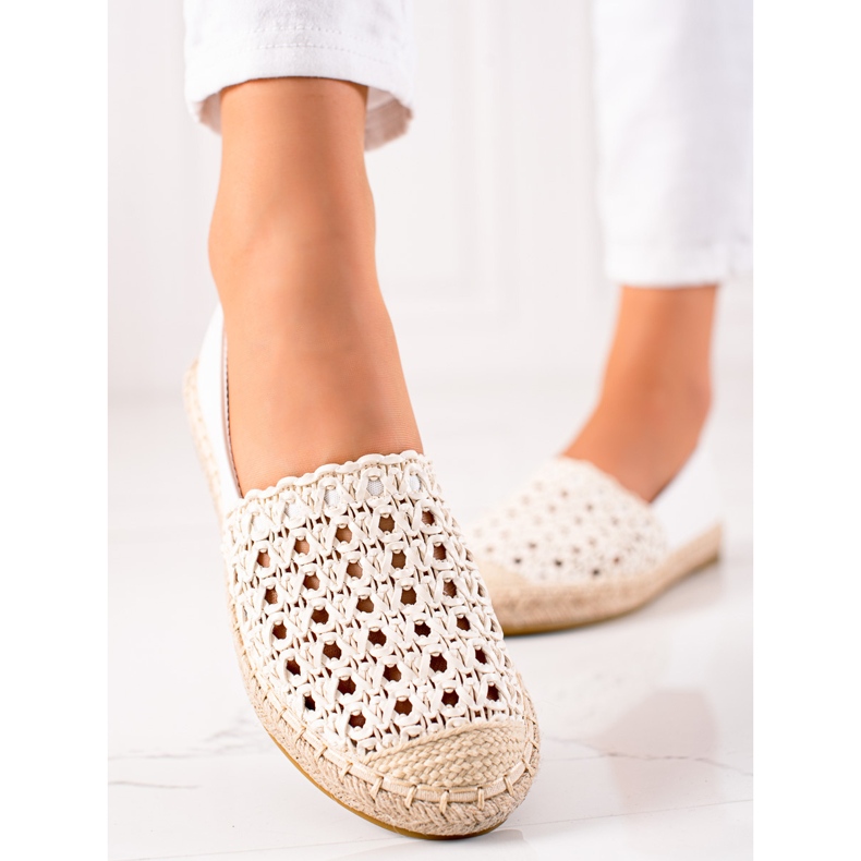 Lucky Shoes Espadrilles Tressées beige 1