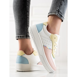 TRENDI Baskets à la mode multicolore 3