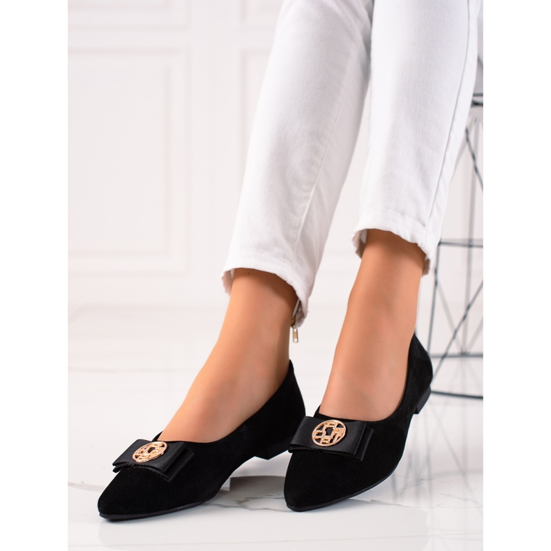 Filippo Escarpins en cuir noir 1