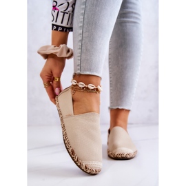 Espadrilles à enfiler Big Star JJ274899 Beige 1