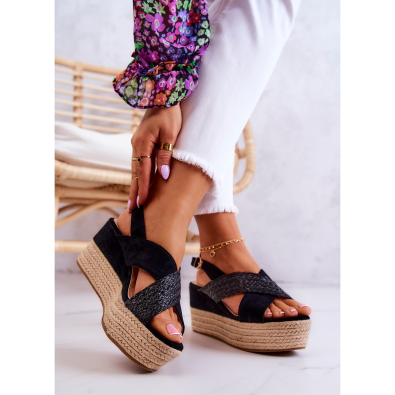 FW1 Sandales pour femmes sur la plate-forme Emmalee noire le noir 2 FW1 Sandales pour femmes sur la plate-forme Emmalee noire le noir 2