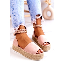 FB2 Espadrilles Sandales Sur La Plateforme Rose Jeannie 4 FB2 Espadrilles Sandales Sur La Plateforme Rose Jeannie 4