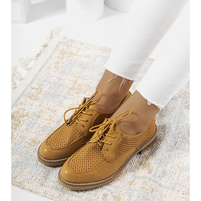 Richelieu ajouré marron Edda brun 1