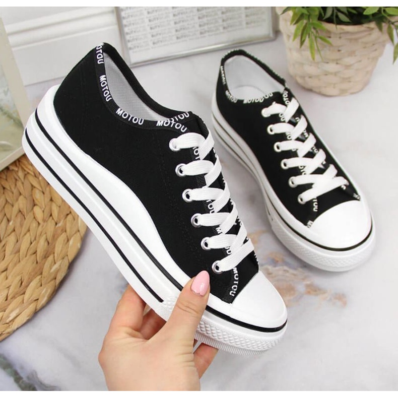 Baskets à plateforme S. Barski W OLI156A noir le noir 1