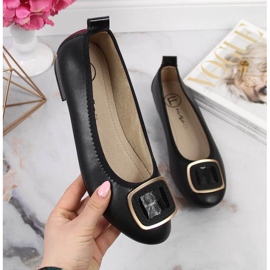 Ballerines en cuir Filippo W PAW334A noir 1