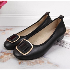 Ballerines en cuir Filippo W PAW334A noir le noir 2