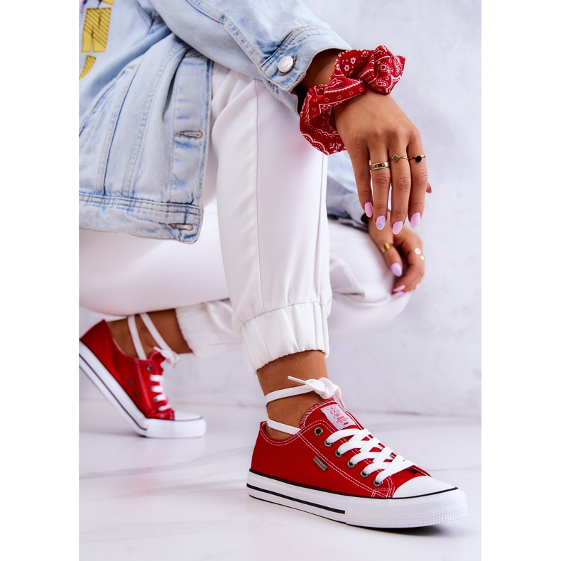 Baskets Classiques Femme Cross Jeans JJ2R4010C Rouge 2