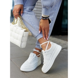 FG2 Chaussures de Sport pour Femme Blanc New Haven 1