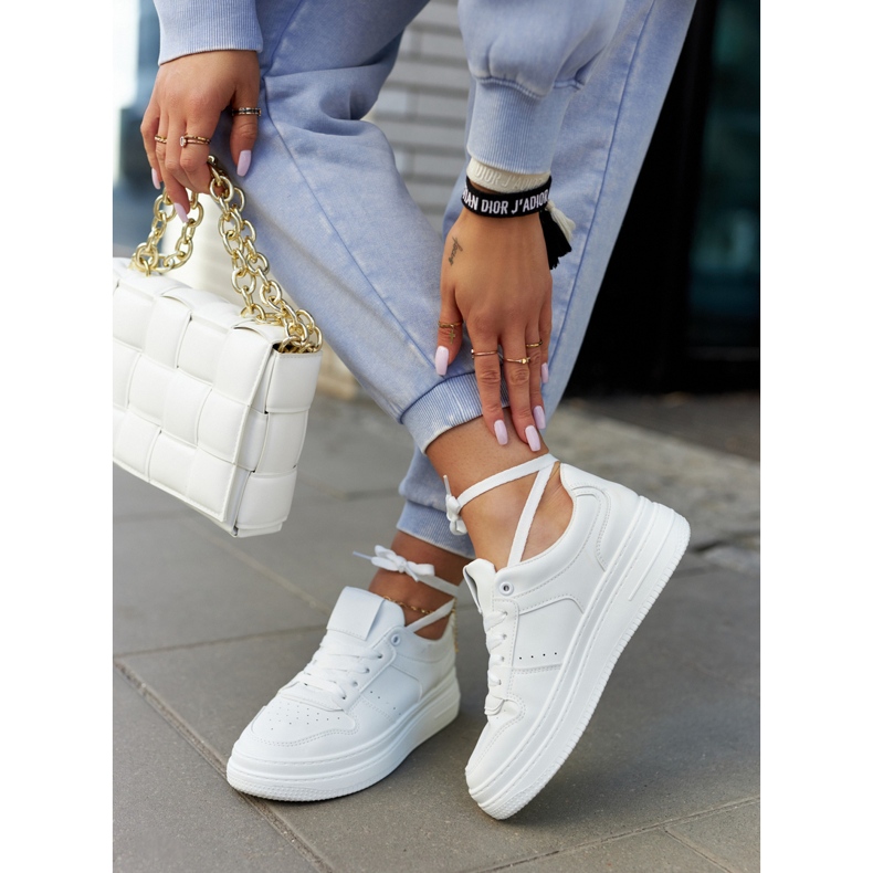 FG2 Chaussures de Sport pour Femme Blanc New Haven 1