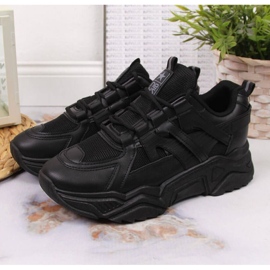 Baskets compensées News W EU649A noir le noir 2