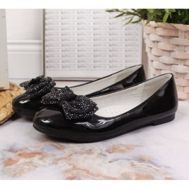 Ballerines laquées S. Barski Jr. OLI153A noir 2