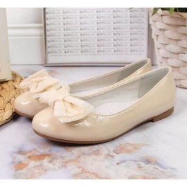 Ballerines laquées S. Barski Jr. OLI153B beige 2