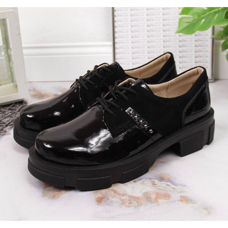 Chaussures en cuir Filippo W PAW338 noir le noir 2