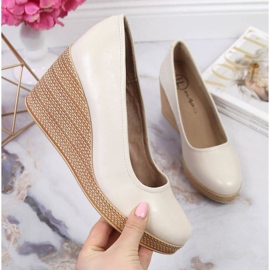 Escarpins compensés Filippo W PAW339C beige 1