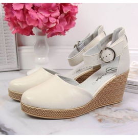 Sandales compensées Filippo W PAW340A beige 2