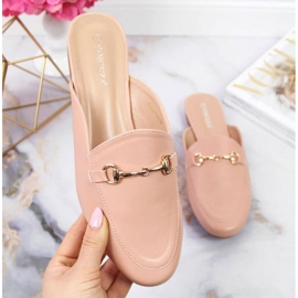 Chaussons fermés avec ornement Vinceza W JAN103B rose 1 Chaussons fermés avec ornement Vinceza W JAN103B rose 1