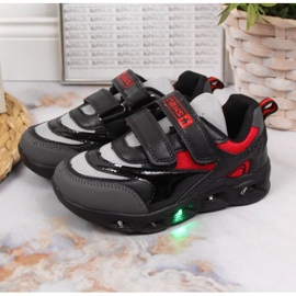 Chaussures semelle brillante News Jr EVE348 noir 2