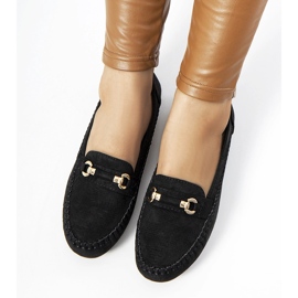 Mocassins noirs pour femmes d'Imogen le noir 1