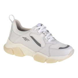 Chaussures décontractées 4F pour femmes H4L-OBDL254-10S blanche 1