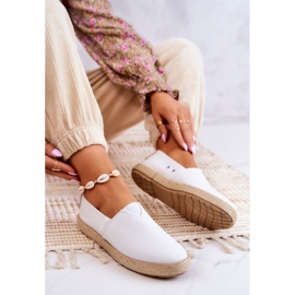 Big Star Espadrilles pour femmes à la mode Cross Jeans JJ2R4001C Blanc blanche 1
