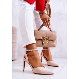 FB2 Talons Boucles Daim Beige Clair Kharen 4