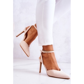 FB2 Talons Boucles Daim Beige Clair Kharen 3