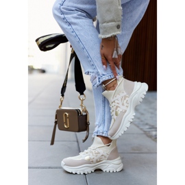 Sneakers Sport Shoes Beige-Or Phinell 1