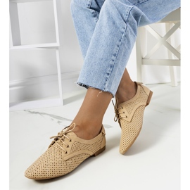 Chaussures ajourées Tapleys beiges 1